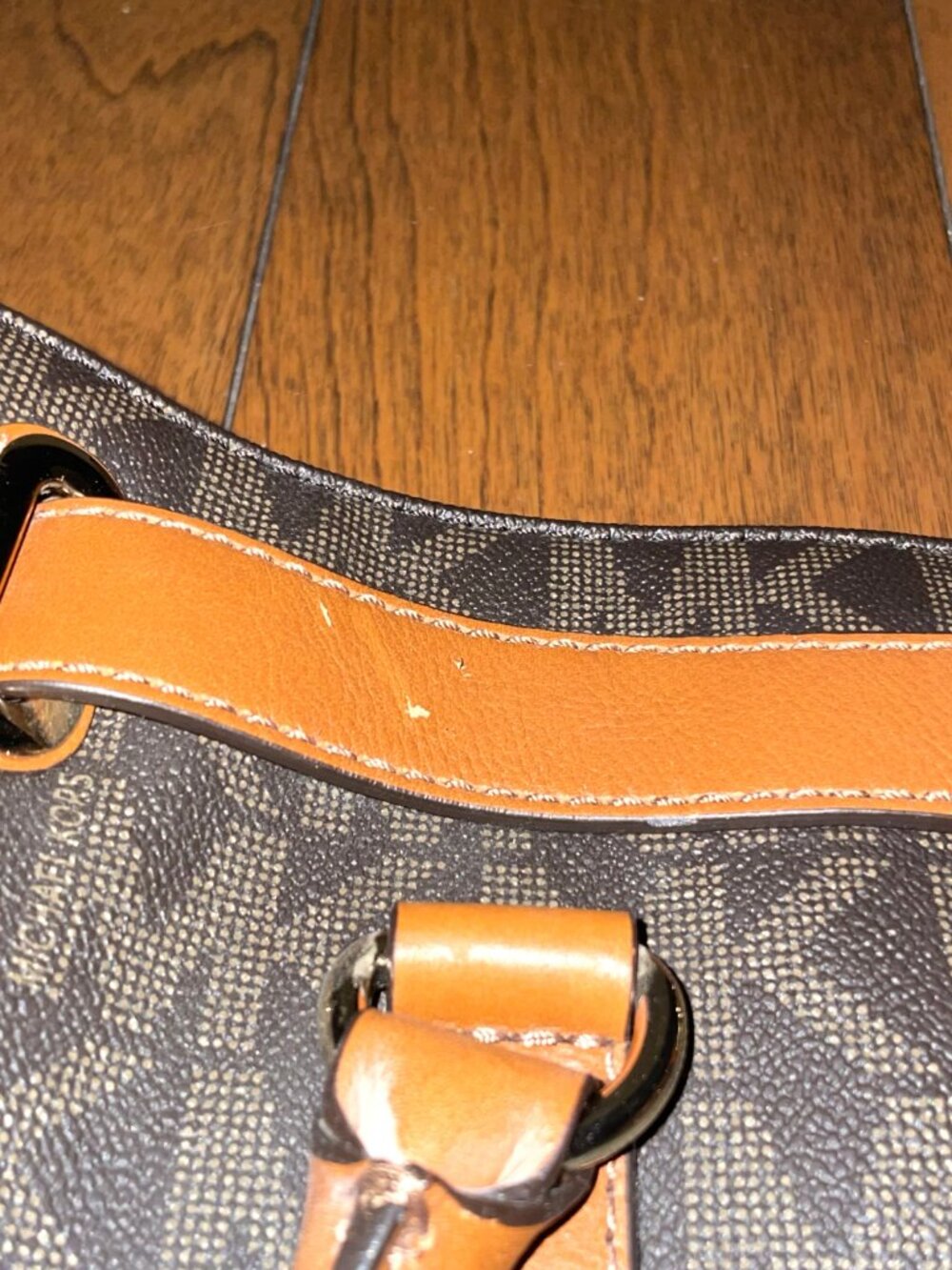 Michael Kors Hamilton Large Logo Tote Bag PVC Leather Trim 30T2GHMT3B - Picture 6 of 11